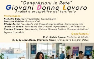 GenerAzioni in rete. Giovani, Donne e Lavoro. Analisi e prospettive del territorio: se ne discute martedì 12 maggio a palazzo Granafei-Nervegna