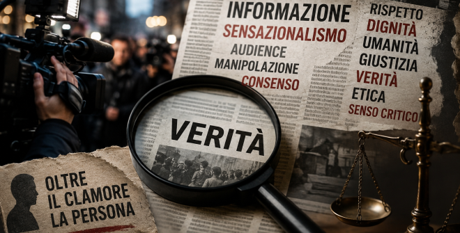Cronaca, spettacolarizzazione e verità: quando l’informazione smarrisce il senso del limite. Di Iacopina Maiolo