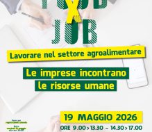 “Food X Job”: il 19 maggio a Fasano il primo Job Day del comparto agroalimentare