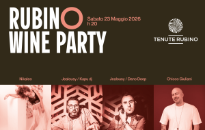Rubino Wine Party 2026: vino, degustazioni e musica per l’evento simbolo della primavera pugliese