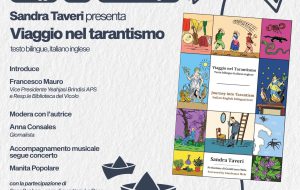 “Viaggio nel Tarantismo” di Sandra Taveri. Il 22 maggio al Santa Spazio Culturale una serata tra parole, musica e tradizione popolare