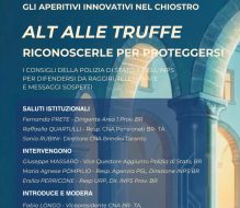Alt alle truffe: a Brindisi un incontro CNA con Polizia di Stato e INPS per imparare a difendersi dai raggiri
