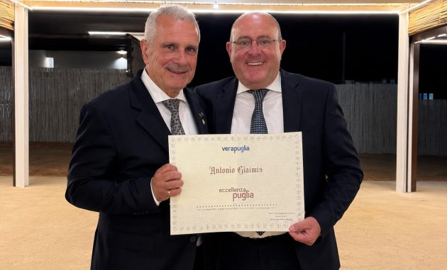 Brindisi al Forum Italia di Eccellenza: Antonio Giaimis tra i premiati a Torre Colimena