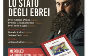 Brindisi ospita la presentazione di “Lo Stato degli ebrei” e la mostra dedicata a Theodor Herzl