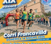 “Corri Francavilla” torna domenica 14 giugno con la XIX edizione