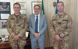 Il Prefetto Aprea riceve il Colonnello Orazio Giovanni Costa