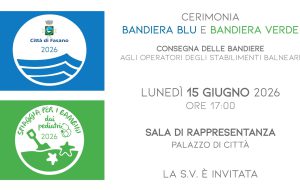 Lunedì 15 giugno la cerimonia di consegna delle Bandiere Blu e Bandiere Verdi agli stabilimenti balneari di Fasano