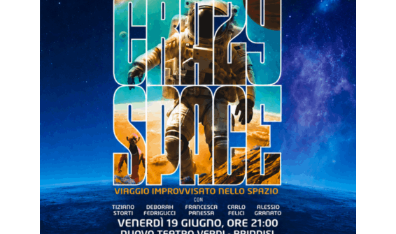 Il cosmo sale sul palco del Teatro Verdi: arriva “Crazy Space”, il viaggio teatrale tra scienza e risate