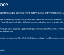 Denunce online: attivo il nuovo servizio della Polizia di Stato