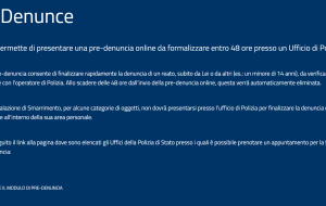 Denunce online: attivo il nuovo servizio della Polizia di Stato