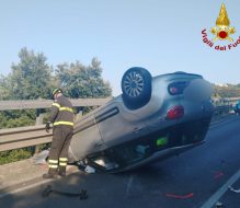 Incidente sulla SS 172 a Laureto di Fasano, coinvolta una Fiat 500