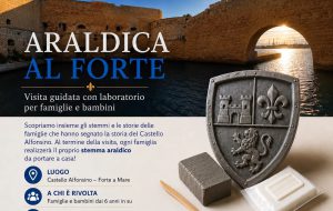 “Araldica al Forte”: al Castello Alfonsino un viaggio tra stemmi, famiglie e simboli della storia