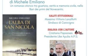 Al Castello Dentice di Frasso la presentazione del nuovo romanzo di Michele Emiliano: L’alba di San Nicola
