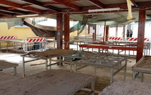 Gli interminabili lavori del mercato rionale di Via Risorgimento