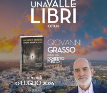 Ostuni arriva Giovanni Grasso: il 10 luglio “Una Valle di Libri” ospita il direttore della Comunicazione del Quirinale
