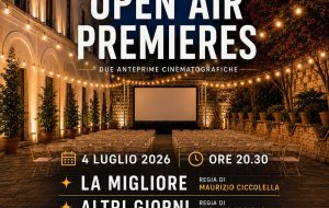 Open Air Premieres- Il cinema all’aperto, musica ispirata alla settima arte e una nuova sfida artistica per Maurizio Ciccolella, protagonista di un’opera intensa