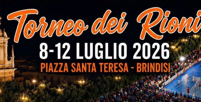 Torneo dei Rioni 2026, effettuato il sorteggio: definiti gironi e calendario. Brindisi è pronta a vivere cinque giorni di basket, spettacolo e solidarietà
