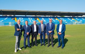 XX Giochi del Mediterraneo Taranto 2026: sopralluogo del ministro Abodi nelle strutture di Brindisi