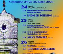 Dal 24 al 26 Luglio ritorna il Festival Borgo Cantato a Cisternino