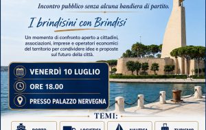 “Insieme per il Porto e la Città”: incontro pubblico aperto per discutere il futuro di Brindisi