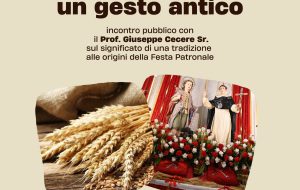 La Pro Loco di San Vito dei Normanni ricorda “L’offerta del grano ai Santi Patroni: un gesto antico”