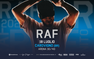 Raf all’Arena 30-40: il 18 luglio Carovigno accoglie una delle voci più amate della musica italiana