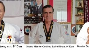 Il Grand Master Cosimo Spinelli si conferma per la 21^ volta Ambasciatore del Taekwondo nel mondo