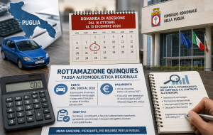 Regione Puglia: in Commissione bilancio e programmazione ok alla rottamazione del bollo auto