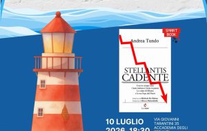 Chiostro d’Estate: Andrea Tundo presenta a Brindisi il libro “Stellantis Cadente”