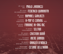 Al via lo Stupor Mundi Festival 2026: in provincia di Brindisi arrivano Jannacci, Gualazzi, Frankie hi-nrg mc, Irene Grandi, Dargen D’Amico, Cesare Dell’Anna e K-Pop Is Coming