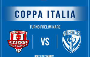 Brindisi FC, domenica l’esordio ufficiale: in Coppa Italia sfida alla Digiesse Praia