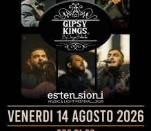 Venerdì 14 agosto a Ceglie Messapica Gipsy Kings by Diego Baliardo per «Estensioni Music & Light Festival»