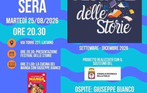 A Latiano nasce il “Festival delle Storie”: il 25 agosto la presentazione ufficiale 0