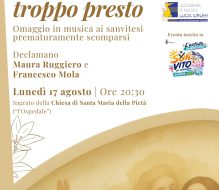 Per chi è andato via troppo presto: a San Vito una serata di omaggio in musica e versi