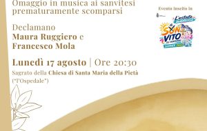 Per chi è andato via troppo presto: a San Vito una serata di omaggio in musica e versi