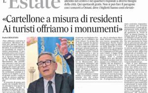 L’Associazione dei B&B critica le dichiarazioni di Marchionna, Caravaglio: «Ai turisti offriamo i monumenti? Ci offende, il turismo non è solo questo»