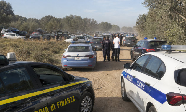 Rave party: concluse le operazioni di sgombero