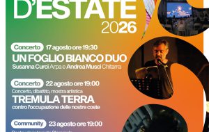 L’estate al Santa 2026: il 17 agosto si parte con la musica di “Un foglio bianco Duo”
