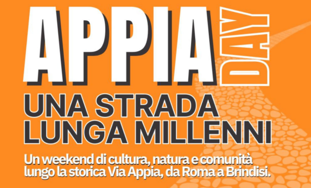 Appia Day 2026: la Via Appia si racconta tra cultura, ambiente, sport e mobilità lenta