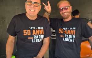 Ciccio Riccio ad Ascoli Piceno per celebrare i 50 anni delle radio libere