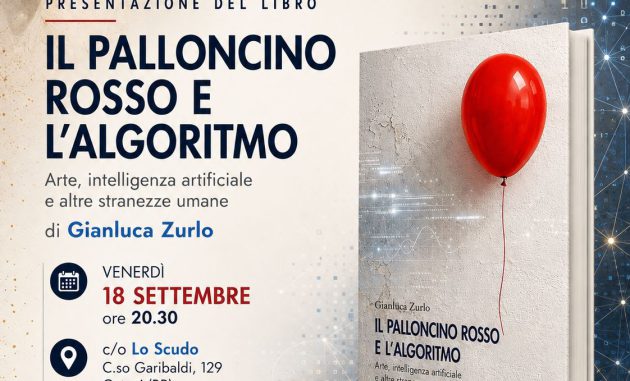 “Il palloncino e l’algoritmo”, venerdì sera a Ostuni presentazione del libro di Gianluca Zurlo