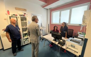 Ospedale Perrino, prima visita del direttore generale della Asl Brindisi Stefano Rossi