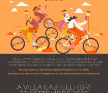 “Pedalare insieme, senza barriere”: a Villa Castelli una giornata di sport, inclusione e condivisione