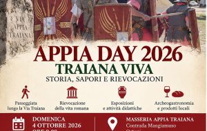 Appia Day 2026: a Ostuni torna “Traiana Viva”