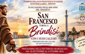 La Chiesa del quartiere La Rosa accoglie i calzari di San Francesco