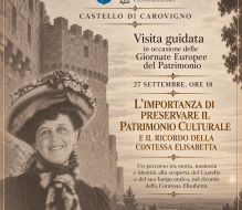 Giornate Europee del Patrimonio: il Castello di Carovigno apre le sue porte: Una visita guidata tra storia, memoria e identità, nel ricordo della Contessa Elisabetta
