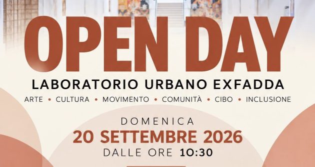 Domenica 20 settembre Open Day al Laboratorio Urbano ExFadda di San Vito dei Normanni