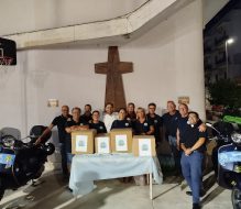 Il Vespa Club Brindisi scende in campo per il sociale: consegnati beni di prima necessità alla Chiesa dei Cappuccini