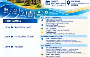 “Autismo e Progetto di Vita”: a Mesagne un confronto sulla nuova prospettiva della riforma della disabilità