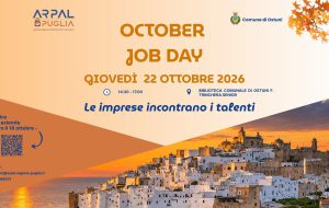 October Job Day: ARPAL Puglia e il Comune di Ostuni al fianco di talenti e imprese per favorire nuove opportunità professionali